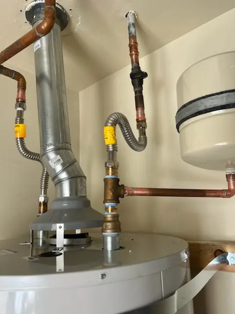 Water heater installation and plumbing repair in Castine